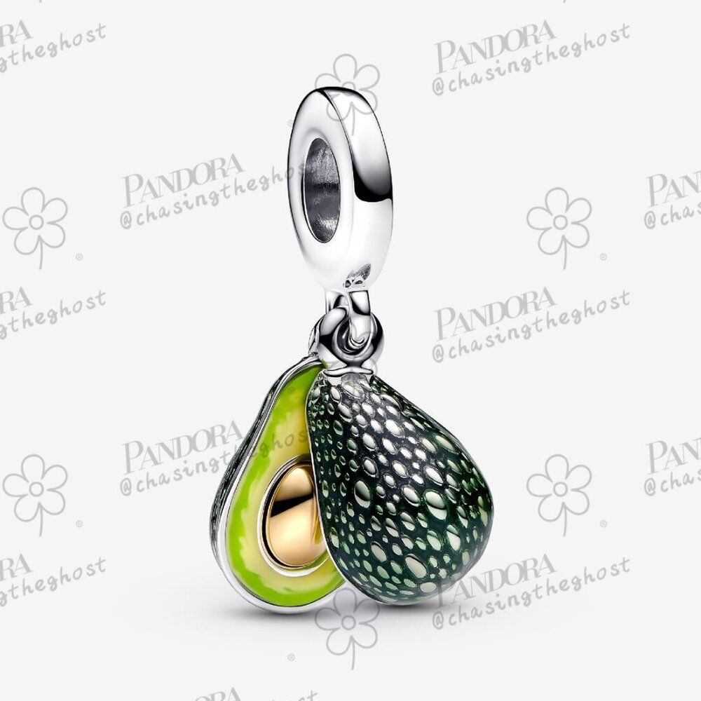 Pandora Avocado Double Dangle Charm